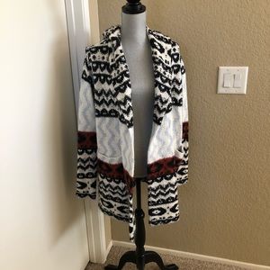 Abercrombie & Fitch Wool Blend Sweater Coat